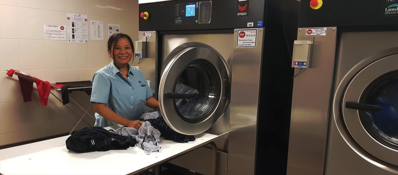 Laundry trolleys providing a cleaner, safer facility for staff and residents